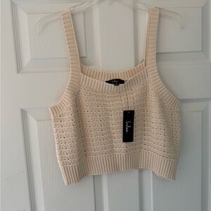 Lulus knot crop top tank